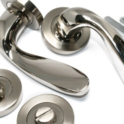 Güven Door Handle Safir Model For WC Satin - 2