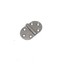 G&uuml;ven Hinge Oval Table 4 Aluminium Satin - 1