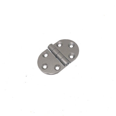 G&uuml;ven Hinge Oval Table 4 Aluminium Satin - 1