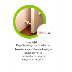Güzel Baby Beyaz Plastik Kapı Sabitleyici - Güzel Hırdavat