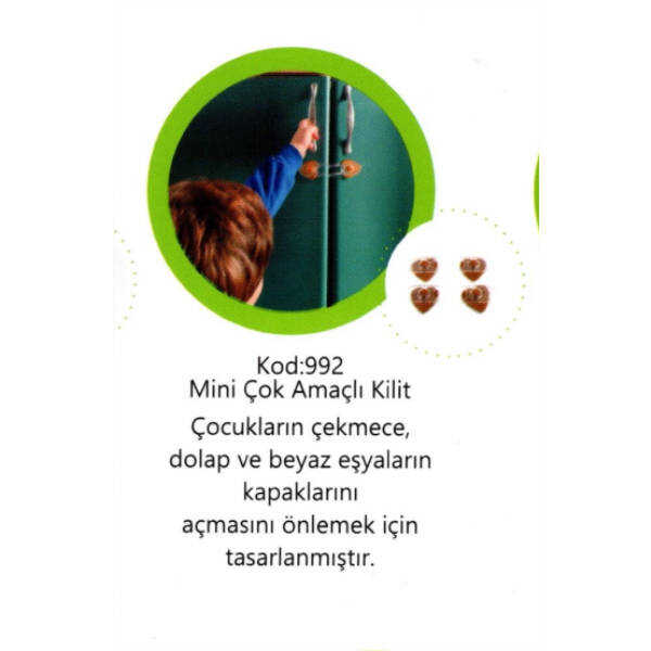 Güzel Baby Mini Şeffaf Çok Amaçlı Kilit