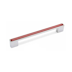 Hand Style 500 Chrome Red Handle 224mm - 1