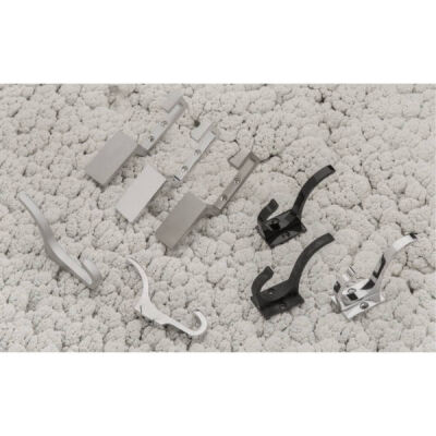 Hand Style Hanger Single Hook Chrome - 1