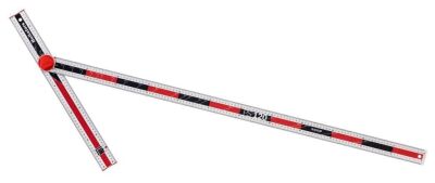 Hultafors PS120 Alüminyum Dört Fonksiyonlu Açı ve İşaretleme Cetveli 120 cm 253501 - 2