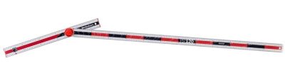 Hultafors PS120 Alüminyum Dört Fonksiyonlu Açı ve İşaretleme Cetveli 120 cm 253501 - 3