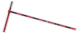 Hultafors PS120 Alüminyum Dört Fonksiyonlu Açı ve İşaretleme Cetveli 120 cm 253501 - Hultafors