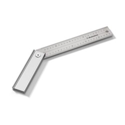 Hultafors QUATTRO25 Ayarlı Üç Açılı Çelik Gönye 250 mm 253103 - 3
