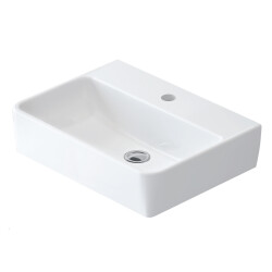 İdevit Rectangular Countertop Washbasin 40x55 cm White - İdevit