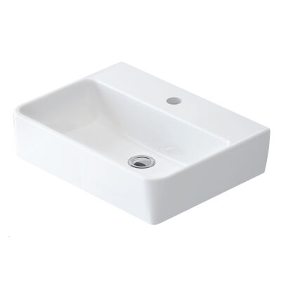 İdevit Rectangular Countertop Washbasin 40x55 cm White - 1