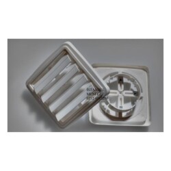 Istanbul Culvert Aspirator Exit Louvered 154X154 - İstanbul