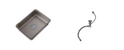 Ivento 952497 Nano Grey Paslanmaz Çelik Evye Set - 2