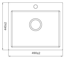 Ivento CM4944-01 Paslanmaz Çelik Evye - 2