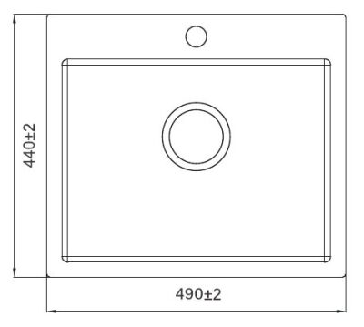 Ivento CM4944-01 Paslanmaz Çelik Evye - 2