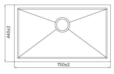 Ivento CM7544 Paslanmaz Çelik Evye - 2