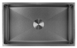 Ivento Eviye Çelik Paslanmaz 740x440x210 Siyah - Ivento