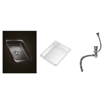 İvento IVNT 920297 Çelik Eviye Seti 75x48cm Nano Grey - 2