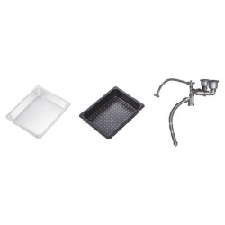 İvento IVNT 953425 Çelik Eviye Seti 82x48cm PVD Mat Siyah - 2