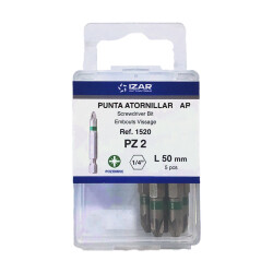Izar Brand PZ2x50mm Bits Set - 5 Pieces Pack - Izar
