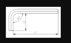 İzeltaş Alyan Anahtar Altı Köşe 10mm - 2