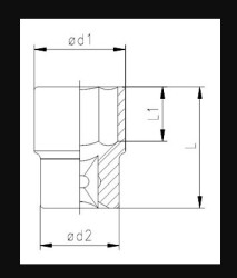 İzeltaş Lokma Anahtar 19mm 1/2 Altı Köşe - 2