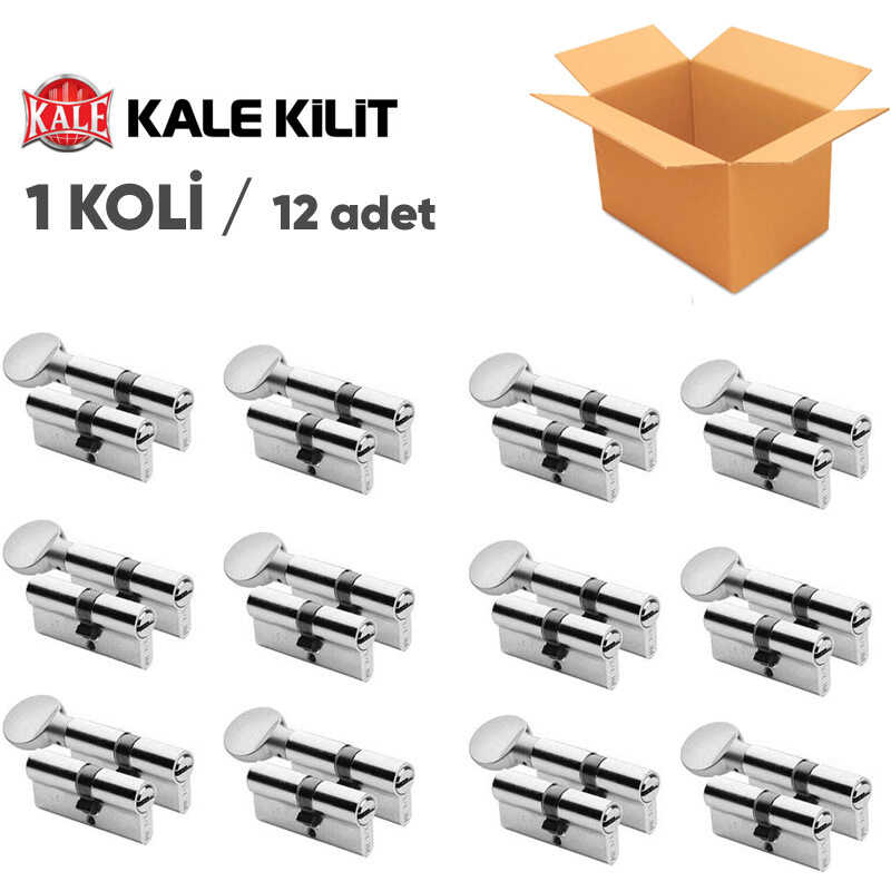 Kale 264 2'Li Set Tuzaklı Mandallı Saten Ortak Anahtar - Avantaj Paketi (1 Koli - 12 Adet)