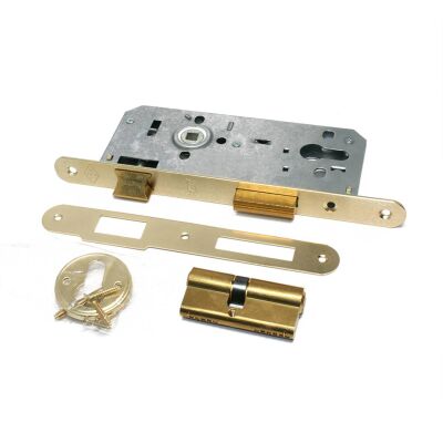 Kale Kilit 152R 45mm Silindirli Sarı Oval - 4