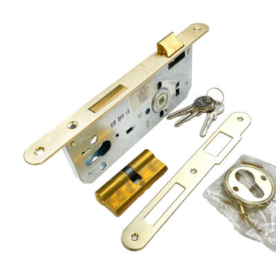 Kale Kilit 152R 45mm Silindirli Sarı Oval - 1