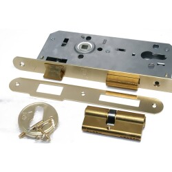 Kale Kilit 152R 45mm Silindirli Sarı Oval - 5