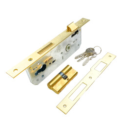 Kale Kilit 152R External Door Cylinder Lock with Bearing 35mm Yellow - 1