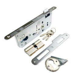 Kale Kilit 152Rp Cylinder Standard Lock 45Mm Oval Chrome - Kale Kilit