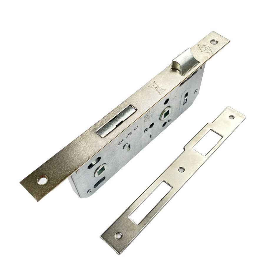 Kale Kilit 169R WC Banyo 40mm Rozetli Delikli Nikel  