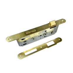 Kale Kilit 169R WC Banyo 40mm Rozetli Delikli Sarı Oval - 1