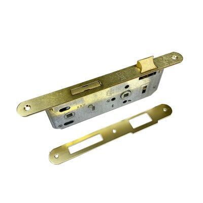 Kale Kilit 169R WC Banyo 40mm Rozetli Delikli Sarı Oval - 1