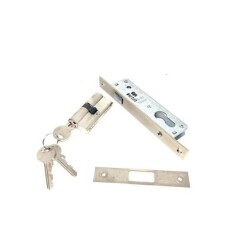Kale Kilit 201 Aluminum Joinery 20 Mm Cylinder Sliding Nickel - Kale Kilit