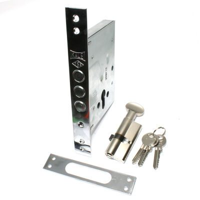 Kale Kilit 257 Steel Door Lock Safety Plus Satin - 1