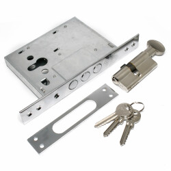 Kale Kilit 257 Steel Door Lock Safety Plus Satin - 2