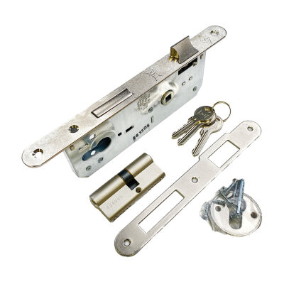 Kale Lock 152R Exterior Door 35Mm Cylinder Nickel Oval - 1