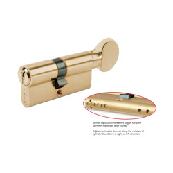 Kale Lock Barel 164Gmc 68Mm 26+10+32 Standard Latch Satin - Kale Kilit