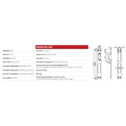 Kale Lock Door Strike Monoblock Type Push to Open - 2