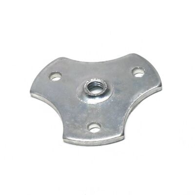 Kapsan Foot Metal Nut M08 R:57Mm Zinc Perforated For Wood - 1