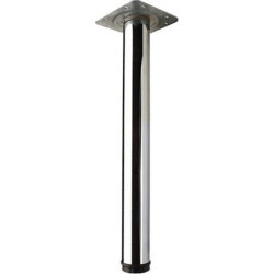 Kapsan Leg Metal Table Conical Chrome &Oslash;:42&amp;16M H:41Cm For Wood - 1