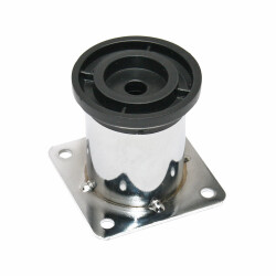 Kapsan Metal Baza Ayağı Krom Ø38mm H:5cm - Kapsan