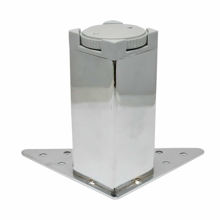 Kapsan Metal Baza Ayağı Krom Ø40X40mm H:10cm