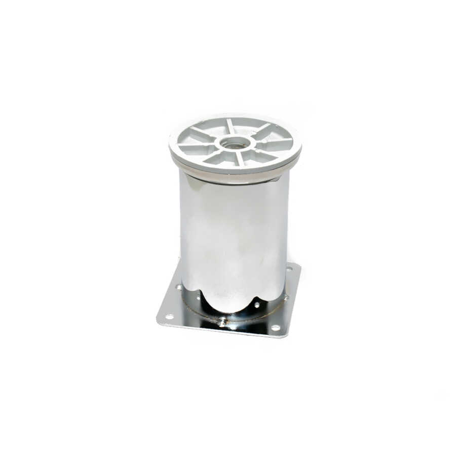 Kapsan Metal Baza Ayağı Krom Metal Tablalı Ø60mm H:10cm