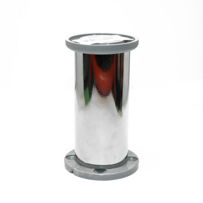 Kapsan Metal Baza Ayağı Krom Plastik Ø:42mm H:10cm - 1