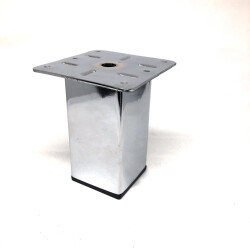 Kapsan Metal Chair Leg Chrome Square 50X50 H:100 Mm - Kapsan