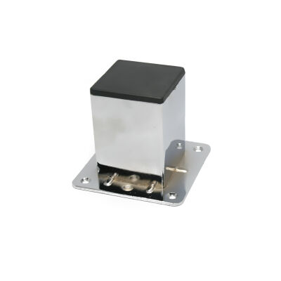 Kapsan Metal Koltuk Ayağı Krom Kare H: 70mm - 2