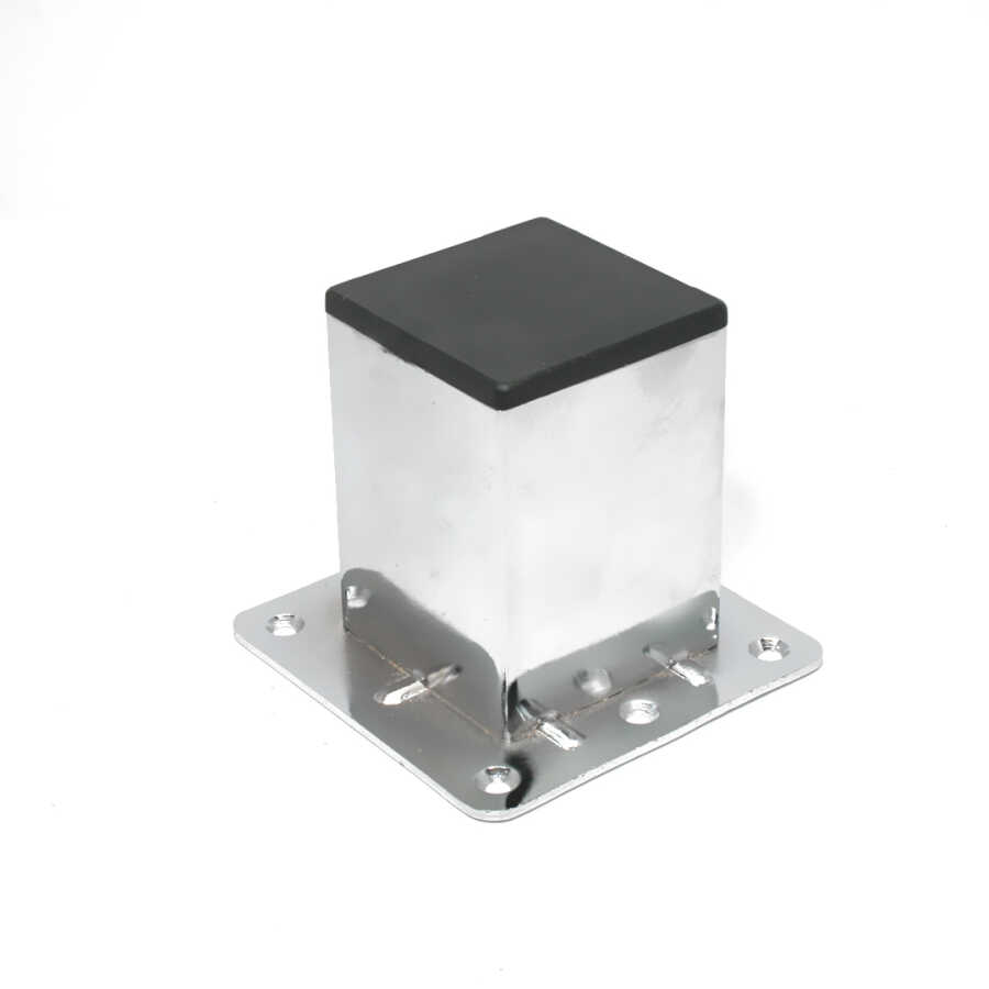 Kapsan Metal Koltuk Ayağı Krom Kare H: 70mm