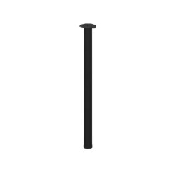 Kapsan Metal Masa Ayağı Siyah R:60mm 71cm - Kapsan