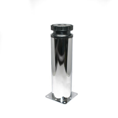Kapsan Metal Plinth Leg Chrome Adjustable Cap:60Mm H: 20Cm - 2
